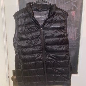 Eddie Bauer: Black Puffer vest